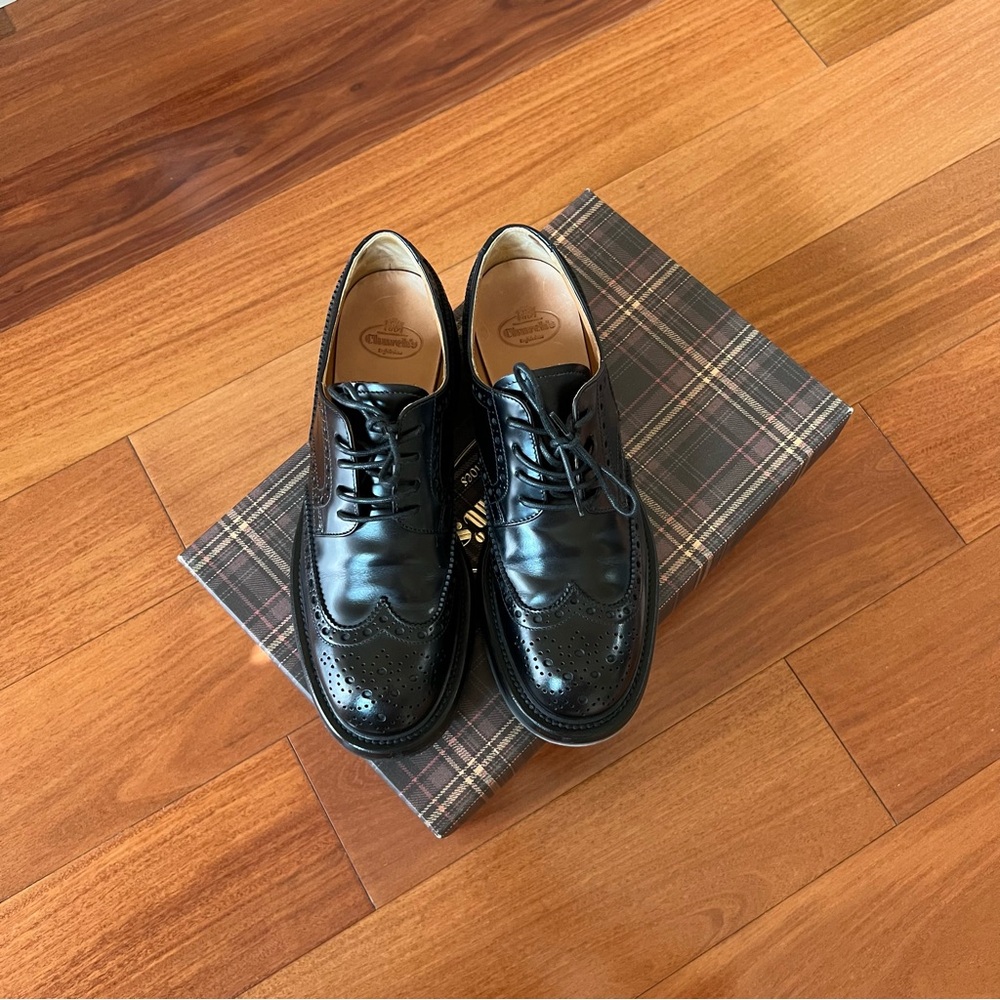 Almost New Church’s Classic Oxfords / Brogues in Black